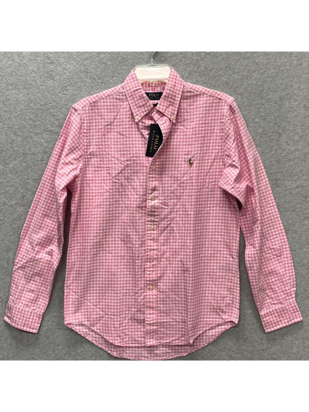Men's Polo Ralph Lauren Oxford Button Down Mens Size Small Plaid Shirt